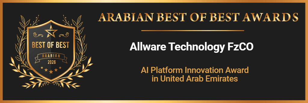 Allware Arabian Best of Best Awards Badge
